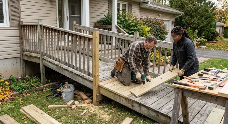 Wood Ramp Repair