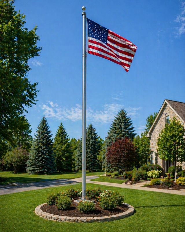 Flagpole Installation in Overland Park, KS
