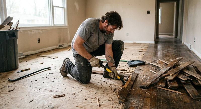 Hardwood Floor Removal in Denver, CO