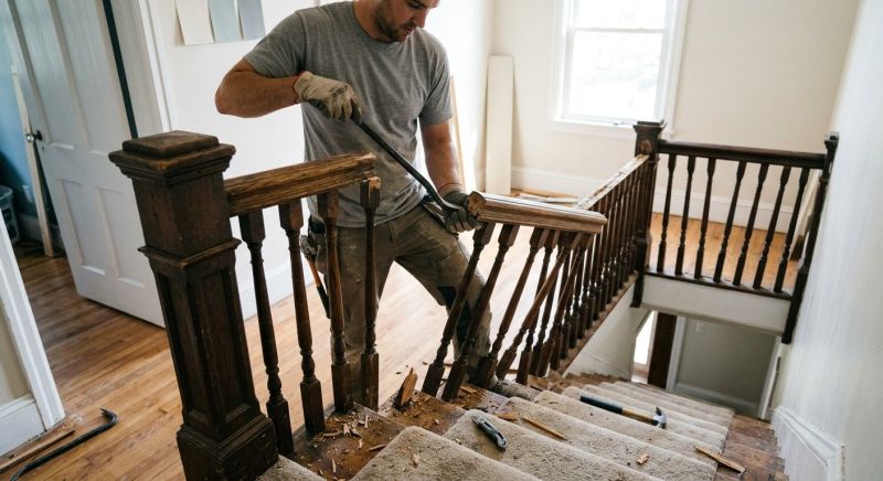 Banister Removal in Alpharetta, GA
