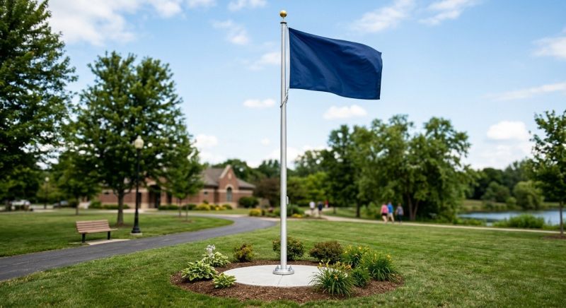 Flagpole Installation in Olathe, KS