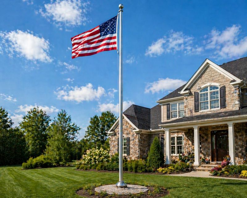 Flagpole Installation in Overland Park, KS