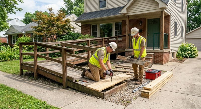 Handicap Ramp Repair in Denver County, CO
