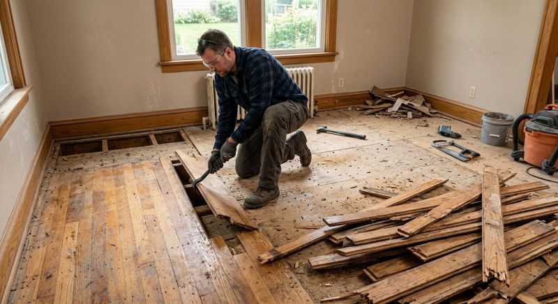 Hardwood Floor Removal in Littleton, CO