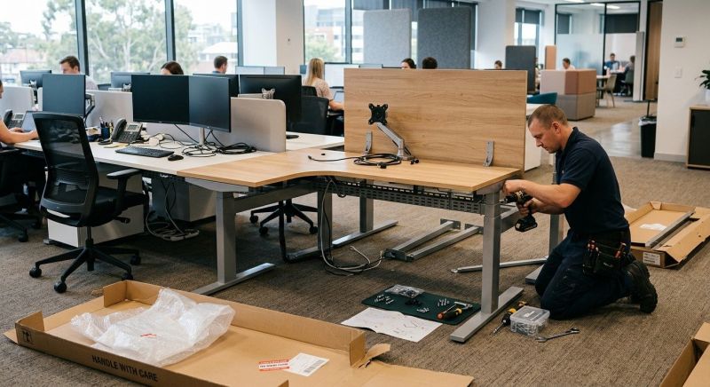 Office Workstation Assembly in Alpharetta, GA