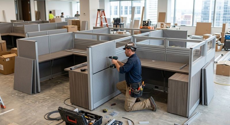 Office Workstation Assembly in Conroe, TX