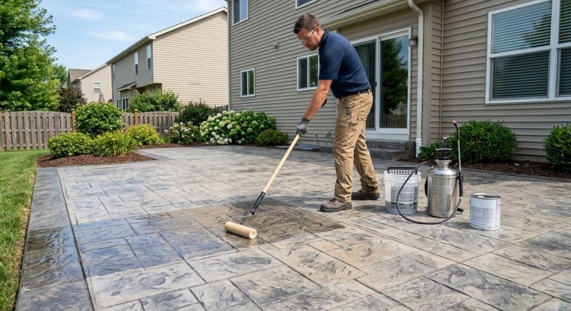Pool Patio Sealing in Kitsap County, WA