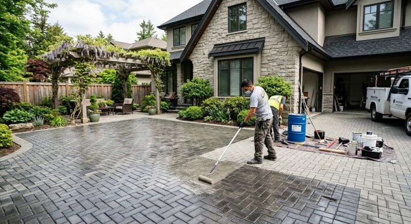 Stamped Concrete Sealing in Kitsap County, WA