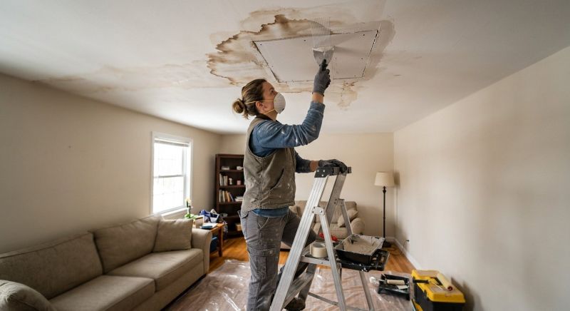 Water Damage Ceiling Repair in Denver County, CO