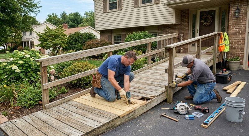 Wood Ramp Repair in Olathe, KS