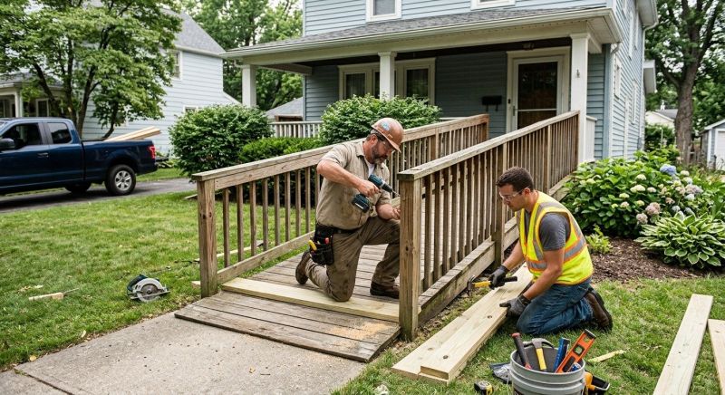 Wood Ramp Repair in Overland Park, KS